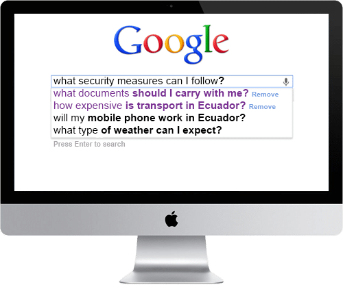 Frequently Asked Questions Ecuador Frequently Asked Questions Ecuador