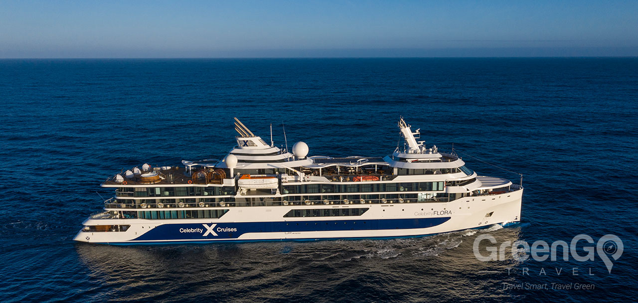 Celebrity Flora Galapagos Ship - Panoramic View