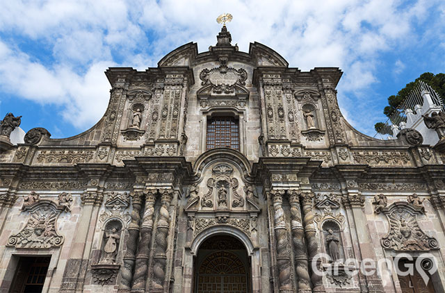 Church in Quito Ecuador
