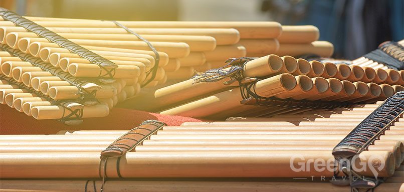 Ecuador handmade products- pan flute